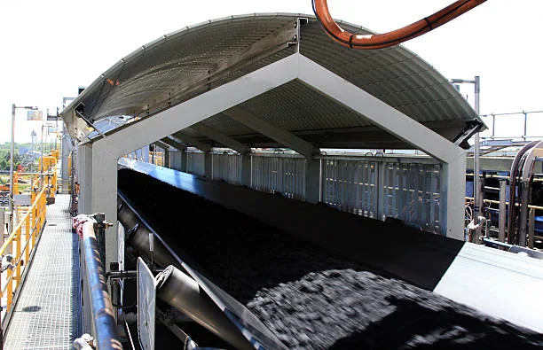 conveyer belt for industrial on coal