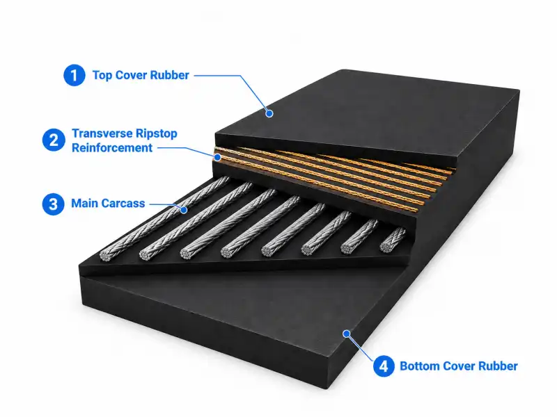 6.Rubber vs PVC Conveyor Belt Material